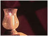 Candle 10 Maroon