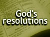 God's Resolutions - A New Year's Video
