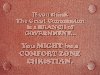 Comfort Zone Christianity 3
