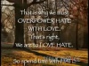 Thoughts on HATE