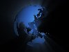 Transparent Ocean Globe - Blue Shine