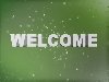 Green Welcome Loop with Particles
