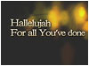 For All You've Done iWorship Flexx
