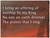 Offering iWorship Flexx