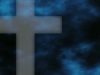 Cloud Rays with Cross