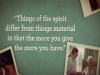 Giving Inspiration