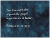 Romans 1:13-15