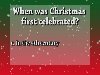 Christmas Traditions Quiz