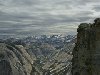 Background:  Mountain Cliff with Cloud Timelapse