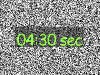 Snow on the Screen - Chroma Key Countdown