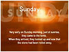 Friday or Sunday?